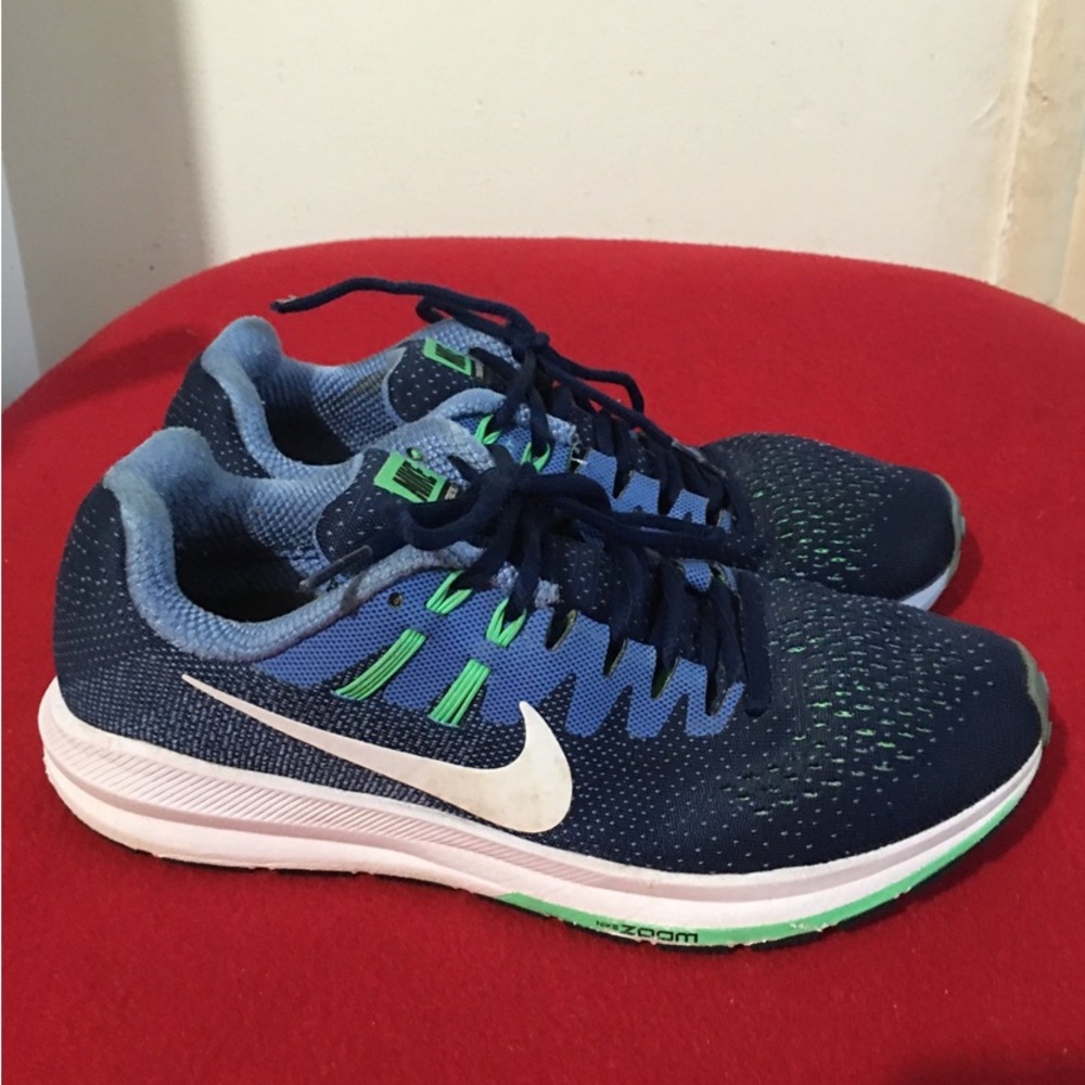 Nike‎ Air Zoom Structure 20 - Womens Running Shoes Blue Size 8W